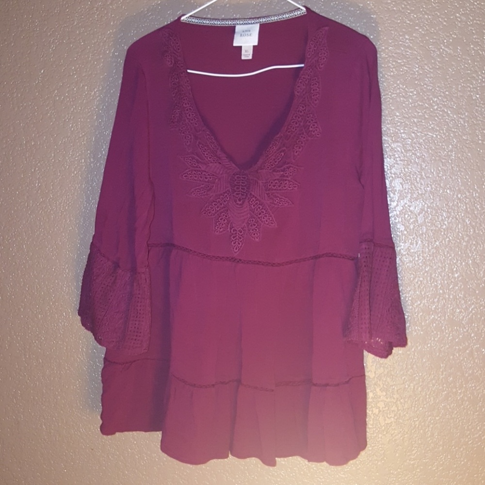 Blouse (BRICK COLOR)